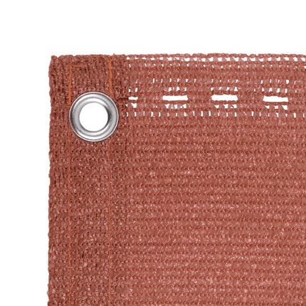 Balkonscherm Hdpe Kleurig Terracotta