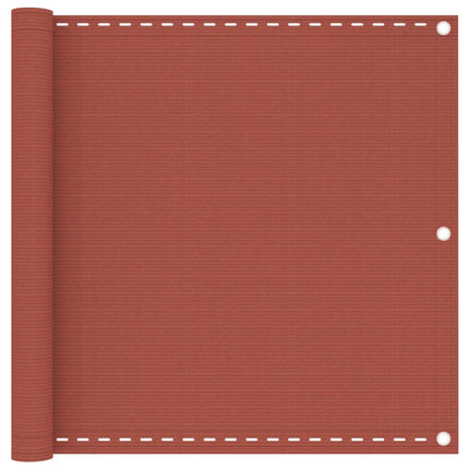 Balkonscherm Hdpe Kleurig Terracotta
