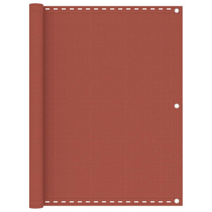 Balkonscherm Hdpe Kleurig Terracotta