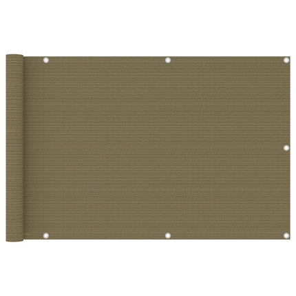 Balkonscherm Hdpe Taupe