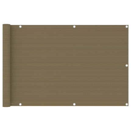 Balkonscherm Hdpe Taupe
