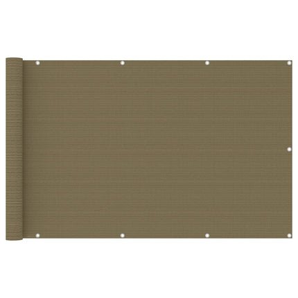 Balkonscherm Hdpe Taupe