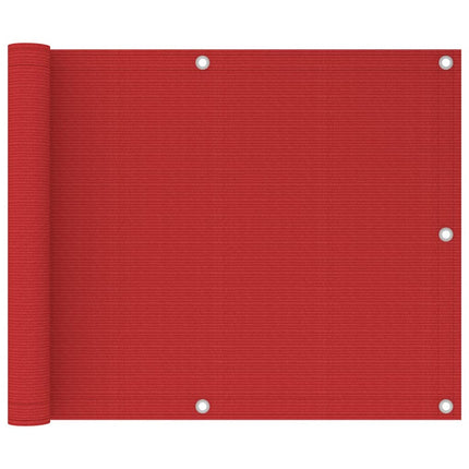 Balkonscherm Hdpe Rood
