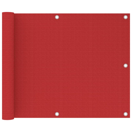Balkonscherm Hdpe Rood