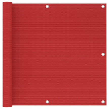 Balkonscherm Hdpe Rood