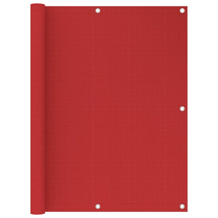 Balkonscherm Hdpe Rood