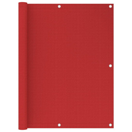 Balkonscherm Hdpe Rood