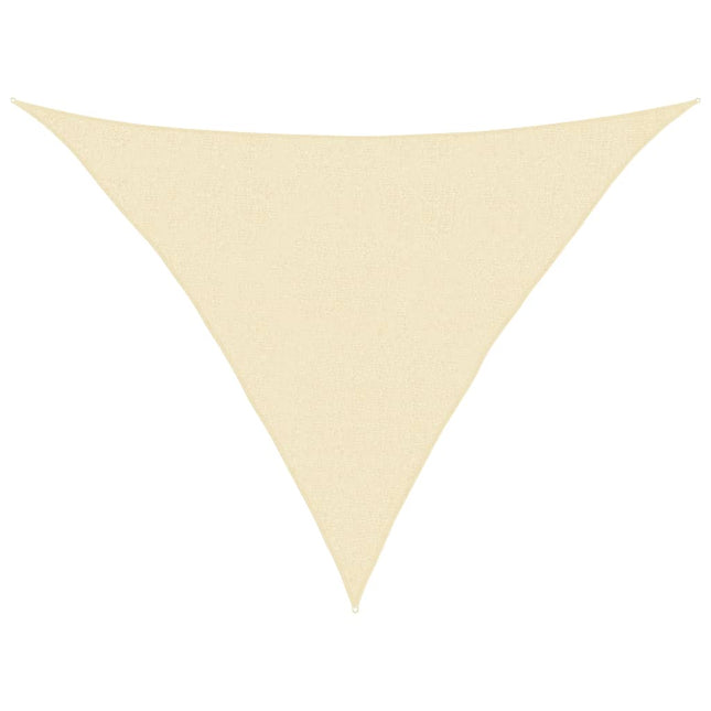 Zonnezeil 160 G/M² 2,5X2,5X3,5 M Hdpe Kleurig Crème