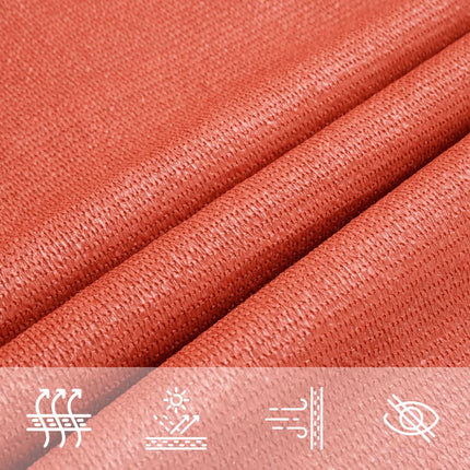Zonnezeil 160 G/M² Hdpe Kleurig Terracotta