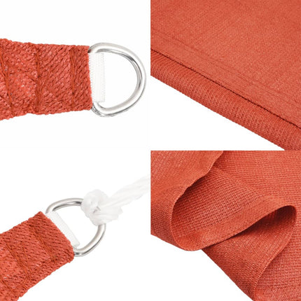 Zonnezeil 160 G/M² 2X4,5 M Hdpe Kleurig Terracotta