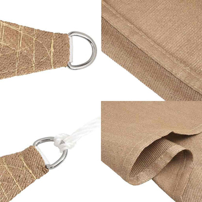 Zonnezeil 160 G/M² 2,5X2,5 M Hdpe Taupe