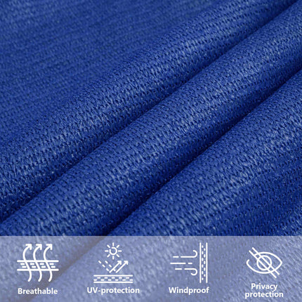 Zonnezeil 160 G/M² Vierkant 3,6X3,6 M Hdpe Blauw