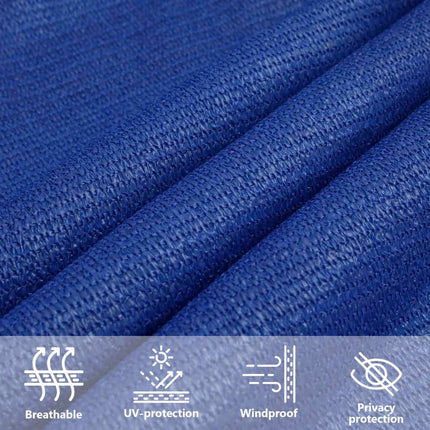 Zonnezeil 160 G/M² 2X3,5 M Hdpe Blauw