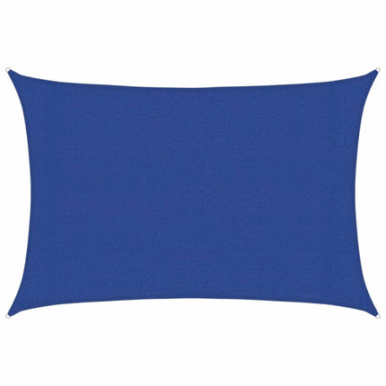 Zonnezeil 160 G/M² Rechthoekig 3X4,5 M Hdpe Blauw Blauw