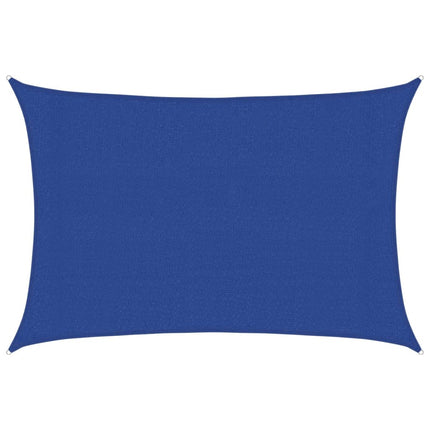 Zonnezeil 160 G/M² Rechthoekig Hdpe Blauw