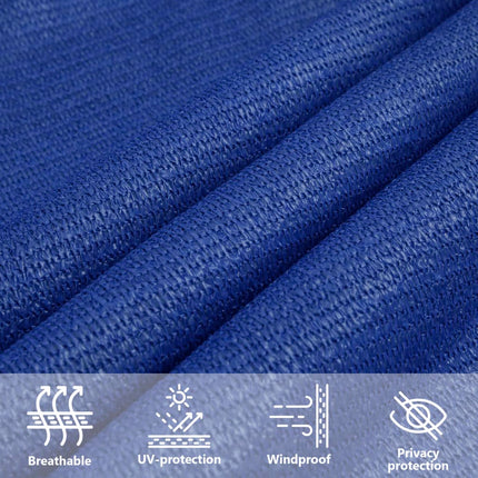 Zonnezeil 160 G/M² 3X3X4,2 M Hdpe Blauw