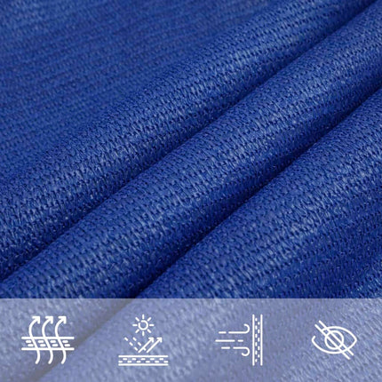 Zonnezeil 160 G/M² Hdpe Blauw