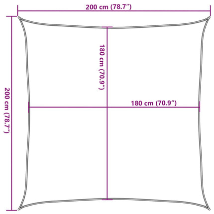 Zonnezeil 160 G/M² Hdpe Geel