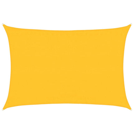 Zonnezeil 160 G/M² Rechthoekig 3,5X4,5 M Hdpe Geel Oranje