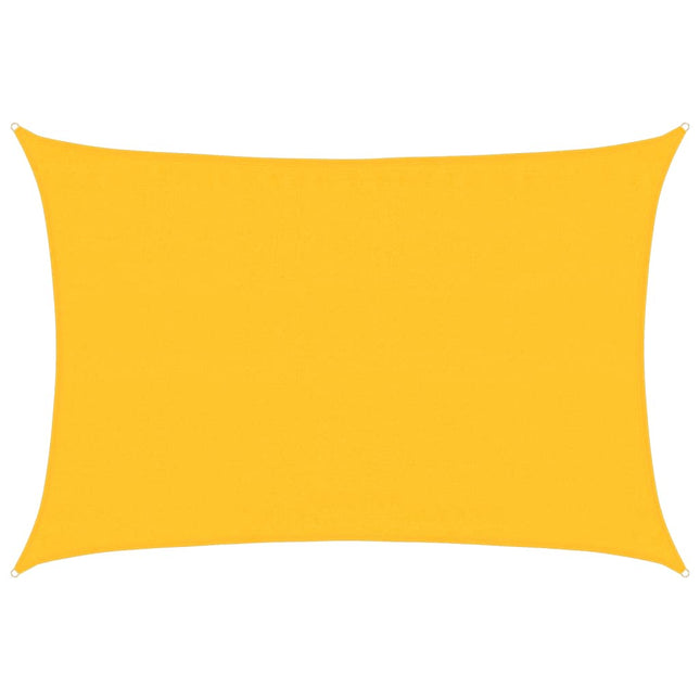 Zonnezeil 160 G/M² Rechthoekig 3,5X4,5 M Hdpe Geel Oranje