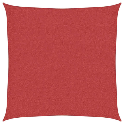 Zonnezeil 160 G/M² 3X3 M Hdpe Rood