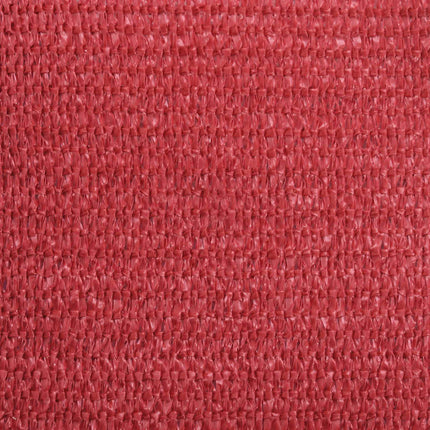 Zonnezeil 160 G/M² 3X3 M Hdpe Rood