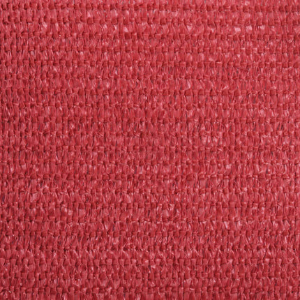 Zonnezeil 160 G/M² 3,6X3,6 M Hdpe Rood
