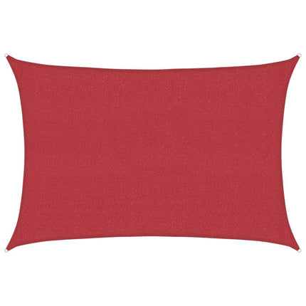 Zonnezeil 160 G/M² 2,5X4 M Hdpe Rood