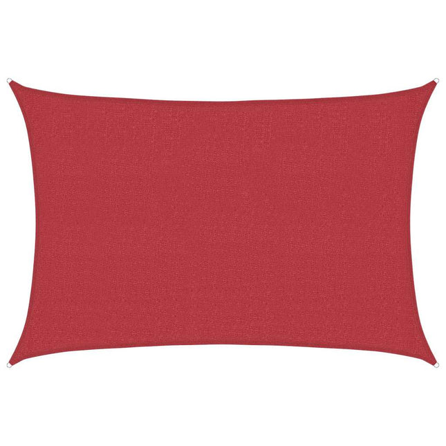 Zonnezeil 160 G/M² 2,5X4 M Hdpe Rood