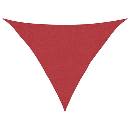 Zonnezeil 160 G/M² 3,5X3,5X4,9 M Hdpe Rood