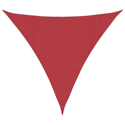 Zonnezeil 160 G/M² 4,5X4,5X4,5 M Hdpe Rood