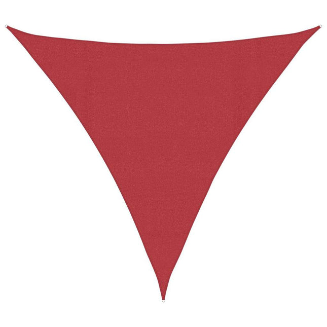 Zonnezeil 160 G/M² 4,5X4,5X4,5 M Hdpe Rood