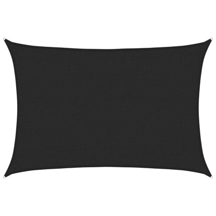 Zonnezeil 160 G/M² 2X2,5 M Hdpe Zwart