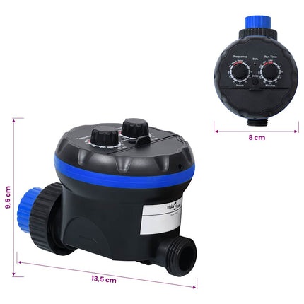 Watertimer Met Enkele Uitgang En Kogelkranen