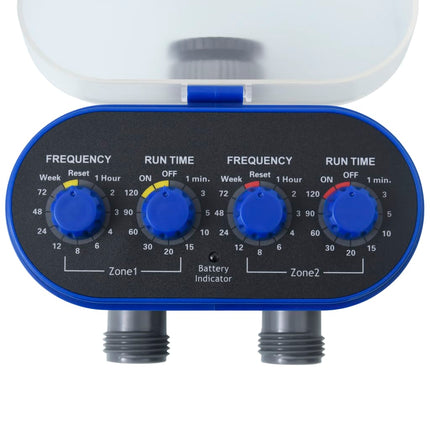 Watertimer Met Dubbele Uitgang En Kogelkranen