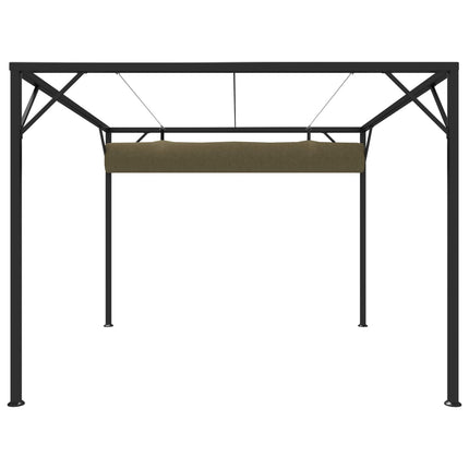 Tuinprieel Met Uittrekbaar Dak 180 G/M² 3X3 M