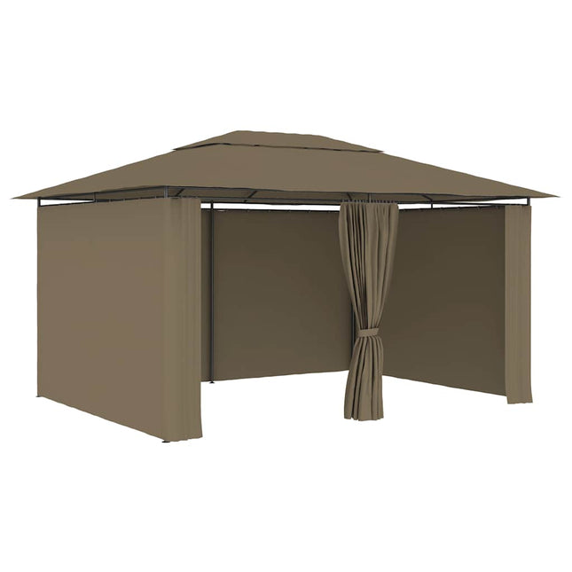 Tuinpaviljoen Met Gordijnen 180 G/M² 4X3 M