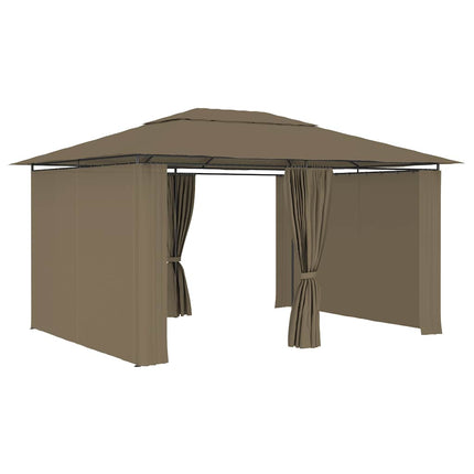 Tuinpaviljoen Met Gordijnen 180 G/M² 4X3 M