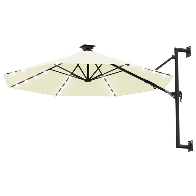 Wandparasol Met Led's 300 Cm Kleurig