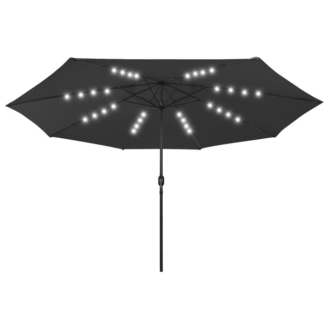 Parasol Met Led-Verlichting 400 Cm