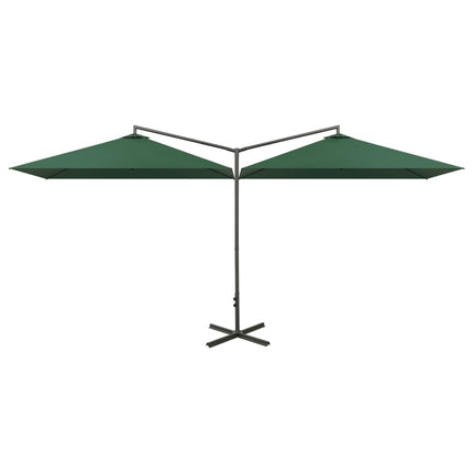 Parasol Dubbel Met Stalen Paal 600X300 Cm