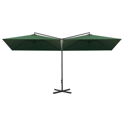 Parasol Dubbel Met Stalen Paal 600X300 Cm