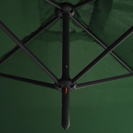 Parasol Dubbel Met Stalen Paal 600X300 Cm