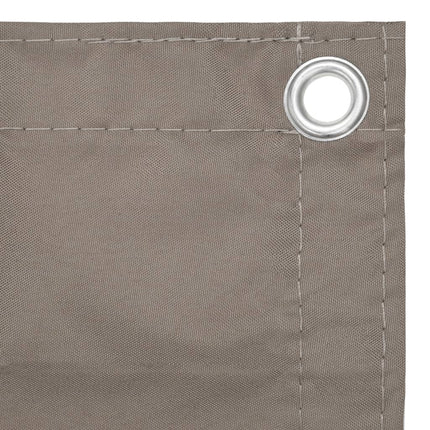 Balkonscherm Oxford Stof Taupe