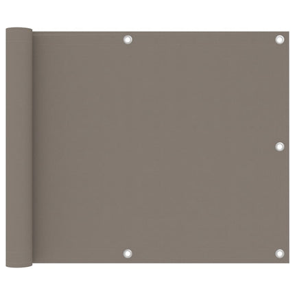 Balkonscherm Oxford Stof Taupe