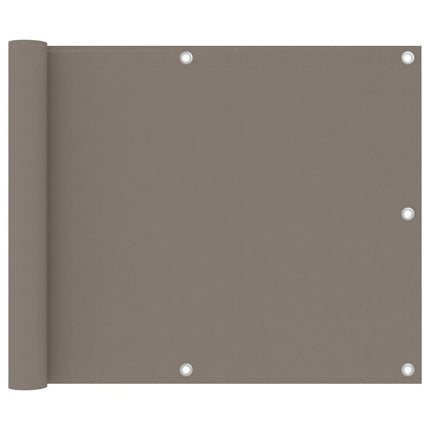 Balkonscherm Oxford Stof Taupe