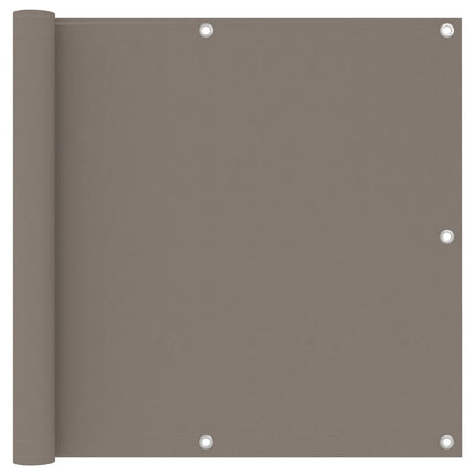 Balkonscherm Oxford Stof Taupe