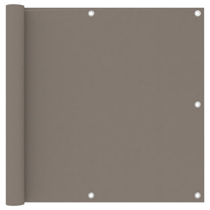 Balkonscherm Oxford Stof Taupe