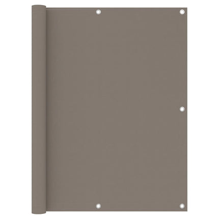 Balkonscherm Oxford Stof Taupe