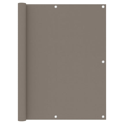 Balkonscherm Oxford Stof Taupe